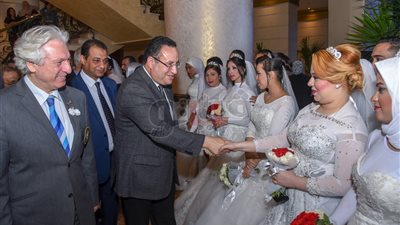 حفل زفاف جماعي لـ 100 عريس وعروس من الأيتام بالإسكندرية