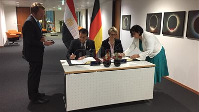 توقيع إعلان النوايا المشترك بين مصر وألمانيا في مجال البحث العلمي (صور)
