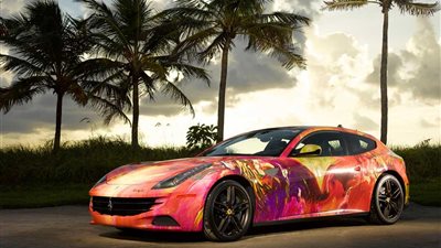 بالصور .. أغرب تصميم للسيارة  «فيراري»