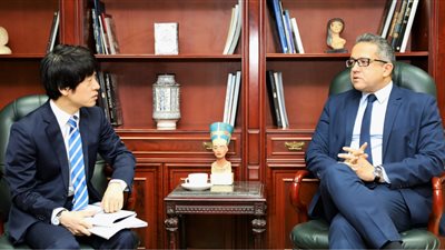 وزير الآثار يستقبل مدير إدارة الشرق الأوسط لوكالة الجايكا اليابانية