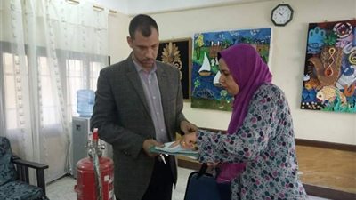 مدير أمن تعليم الغربية يتابع وسائل السلامة بمدارس طنطا