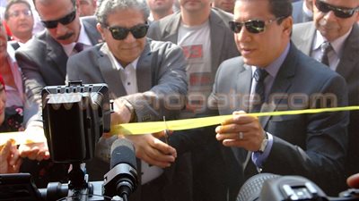 بالصور.. وزير البيئة يفتتح معرض منتجات الهيئة العربية للتصنيع بالشرقية