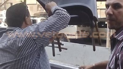 بالصور.. حملة لإزالة الإشغالات بميدان المؤسسة في شبرا الخيمة