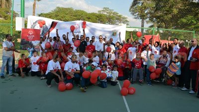 بالصور.. احتفالية اليوم العالمي لمؤسسة الأولمبياد الخاص بنادي الصيد