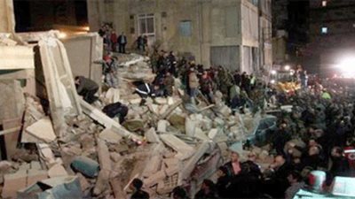 إصابة شقيقين فى انهيار جزئى لعقار بالإسكندرية