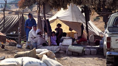 مجموعة النازحين واللاجئين تزور مديريتى عبس وحرض فى اليمن