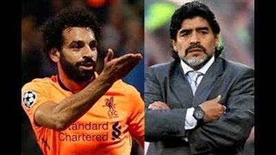 مارادونا يدعم محمد صلاح في استفتاء أفضل لاعب أفريقي: يستحق الجائزة