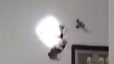 رجل يعثر على مفاجأة غريبة خلف جدران منزله (فيديو)