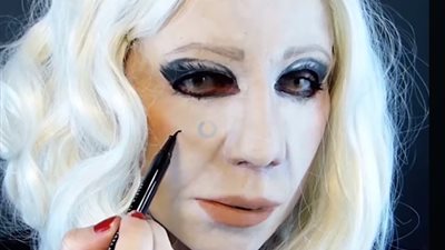 أكثر مكياج مرعب للهالوين (فيديو)