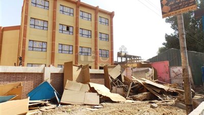 إزالة 138 حالة إشغال وتعد على الطريق العام بكوم أمبو في أسوان (صور)