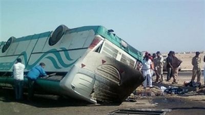 أسماء المصابين بحادث انقلاب أتوبيس بالطريق الزراعي في القليوبية