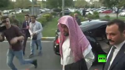 لحظة مغادرة النائب العام السعودي تركيا (فيديو)