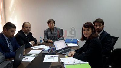 بالصور.. وفد «فيفا» يتفقد نظام tms لانتقالات اللاعبين بالجبلاية