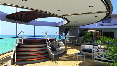 «يوتوبيا».. باخرة تضم شقق سكنية بـ 36 مليون دولار للوحدة (فيديو وصور)