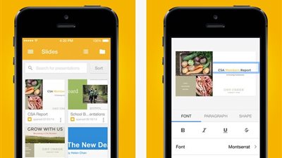 أب ستور يتيح تطبيقًا لإنشاء العروض التقديمية بأجهزة آبل