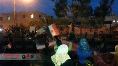 مسيرات احتفالية بالدقهلية بعد إعلان الموافقة على الدستور