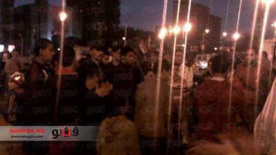 وقفة أمام محافظة الشرقية احتفالا بالدستور