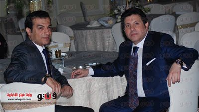 بالصور.. إيهاب توفيق في حفل خطوبة نجل هاني شاكر