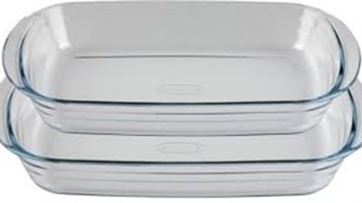 نظفى البايركس بورق الألومنيوم لحماية وضمان لمعانه