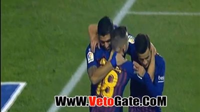 برشلونة يتعادل أمام رايو فاليكانو 1/1 بالشوط الأول (فيديو)
