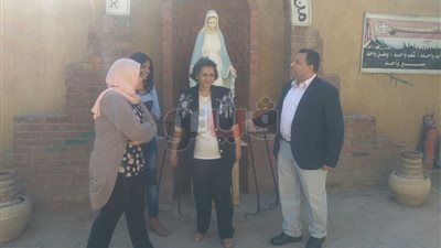 رئيس قطاع الآثار الإسلامية والقبطية يتفقد شجرة مريم بمنطقة المطرية