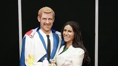 كعكة بالحجم الطبيعي لـ«هاري وميجان» (صور)