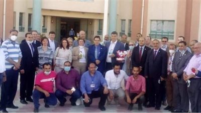 وفد خبراء روسي ومصري يتفقد المدرسة النووية بالضبعة | صور
