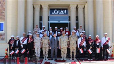المنطقة الغربية العسكرية تستقبل وفداَ من جامعة مرسى مطروح
