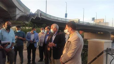 راشد يُتابع أعمال تطوير شارع النيل في جولة تفقدية اليوم | صور
