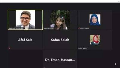 وحدة التخطيط الاستراتيجي بجامعة حلوان تبحث موقف المشروعات التنفيذية