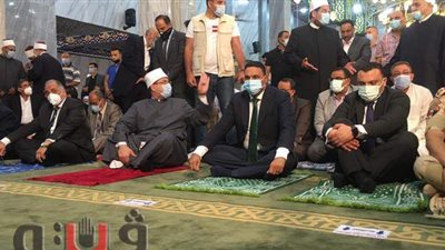 مراسم صلاة الجمعة وافتتاح مسجد القصبي بحضور وزير الأوقاف ومحافظ الدقهلية | فيديو وصور