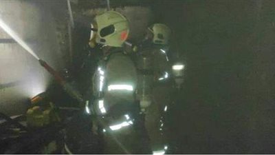 يتكون من 7 طوابق.. اندلاع حريق في مستشفى وسط طهران | صور