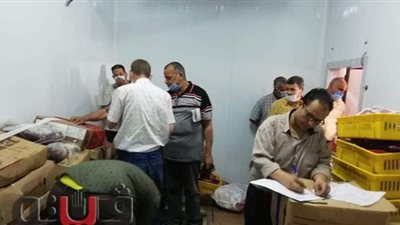 ضبط مصنع ملابس بدون ترخيص وإعدام 565 كيلو لحوم فاسدة بالدقهلية