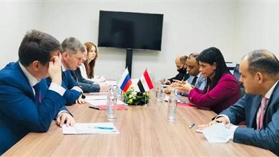 المشاط تبحث تعزيز التعاون الثنائي مع وزير التنمية الاقتصادية الروسي