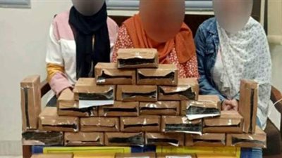 عصابة الحريم.. ضبط 216 طربة حشيش بحوزة 3 سيدات في نفق أحمد حمدي