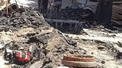 إحلال وتجديد مطابق الصرف الصحي في «حسين درويش» بالإسماعيلية | صور