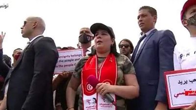 عبير موسى تعلن اعتصامًا مفتوحًا حتى تحرير البرلمان التونسي من سيطرة الإخوان