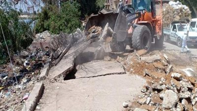 إزالة 40 حالة تعدٍ على ترعة الإسماعيلية بالقليوبية