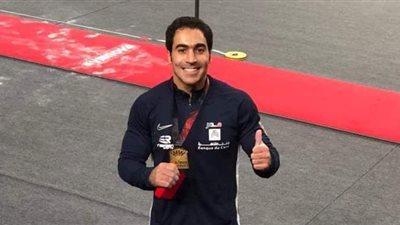 علي زهران يتوج بذهبية جهاز الحلق بكأس العالم للجمباز الفني