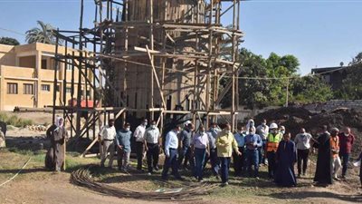 إنشاء محطة رفع وخط طرد صرف صحي التناغة في أسيوط