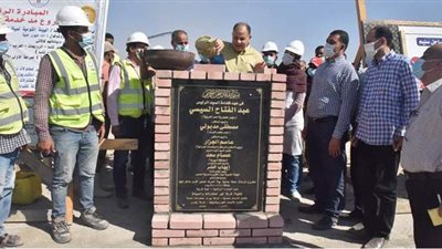 وضع حجر أساس توسعات محطة معالجة الصرف الصحي بالحبايشة في أسيوط | فيديو