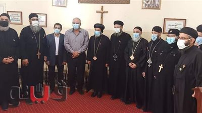 تقديم لقاح كورونا للكهنة والقساوسة في إيبارشية ميت غمر بالدقهلية | فيديو وصور