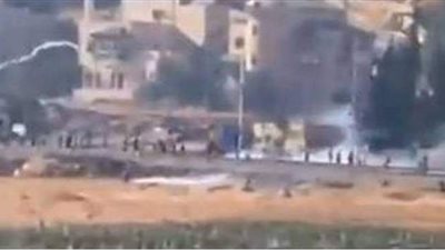 اللقطات الأولي لاشتباك الأمن الأردني مع المتظاهرين بالعاصمة عمان| فيديو