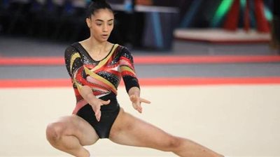 ماندي عصام تضيف ميدالية جديدة لمنتخب الجمباز في كأس العالم