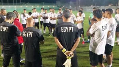 المنتخب الأوليمبي يواصل استعداداته لوديتي جنوب أفريقيا| صور