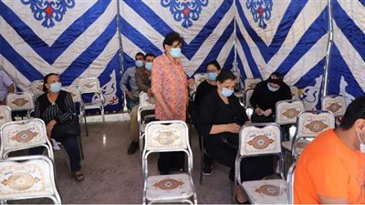 افتتاح مركز للتطعيم بلقاح فيروس كورونا للعاملين بمياه أسيوط | صور