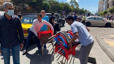 غلق 20 سنتر و898 محلا و361 مقهى وتحرير 9123 محضرا بالإسكندرية