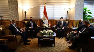 وزير الرياضة يلتقي رئيس الوكالة الدولية للمنشطات ومدير مكتب أفريقيا