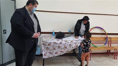 وكيل تعليم شمال سيناء يتابع لجنة المقابلات للطلاب المتقدمين للمدرسة اليابانية