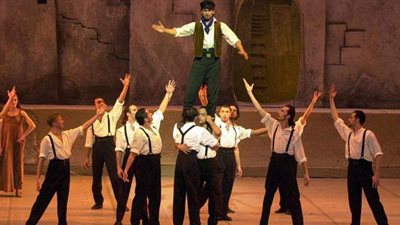 ليلتان لباليه زوربا والليلة الكبيرة على مسرح النافورة بالأوبرا